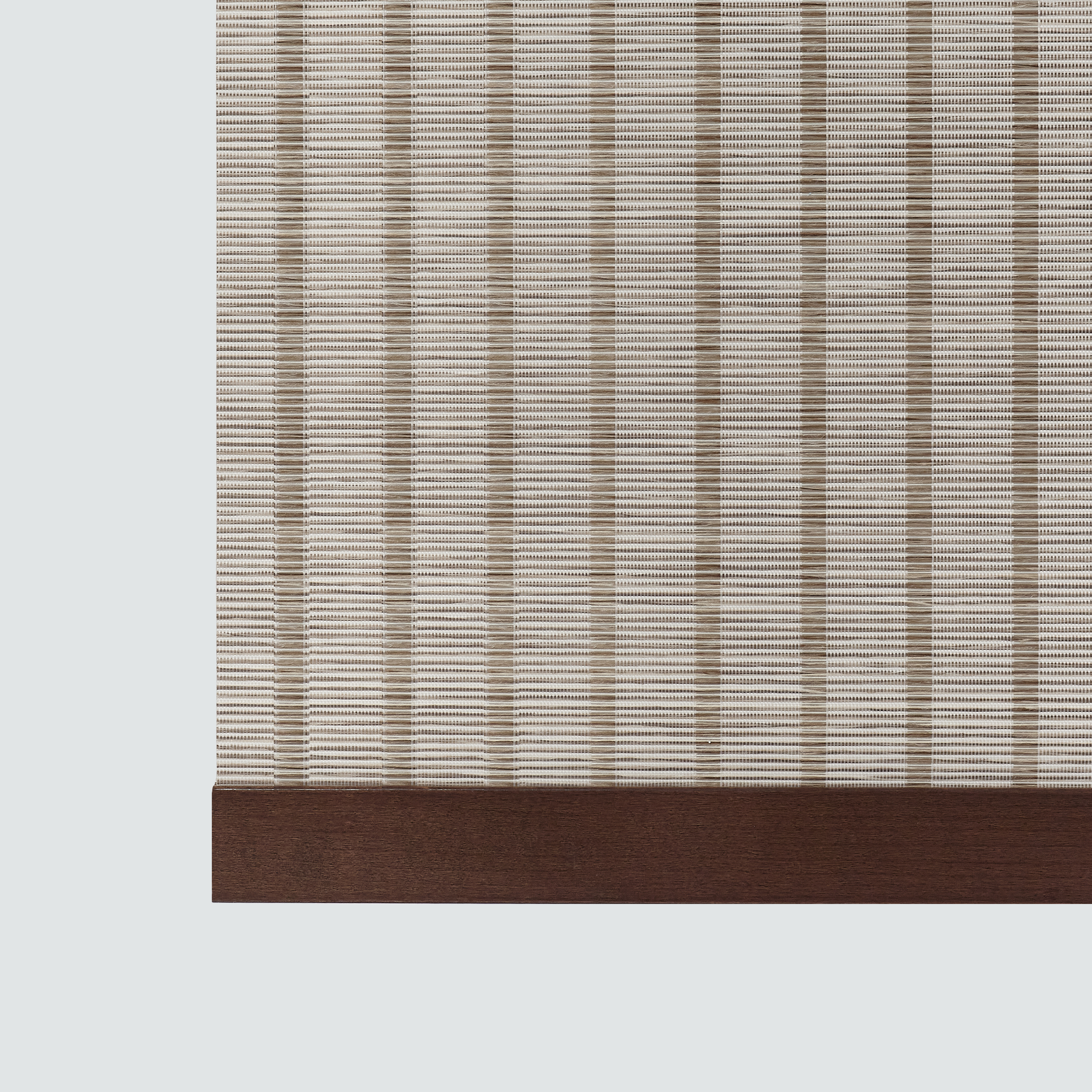 Estor enrollable Ristretto beige traslucido detalle contrapeso