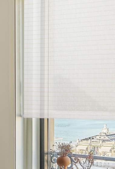 Estor enrollable Galao beige traslucido detalle